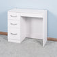 Living Room Wooden Dress Table，Bedroom Wooden Desk with 3 Drawers FredCo