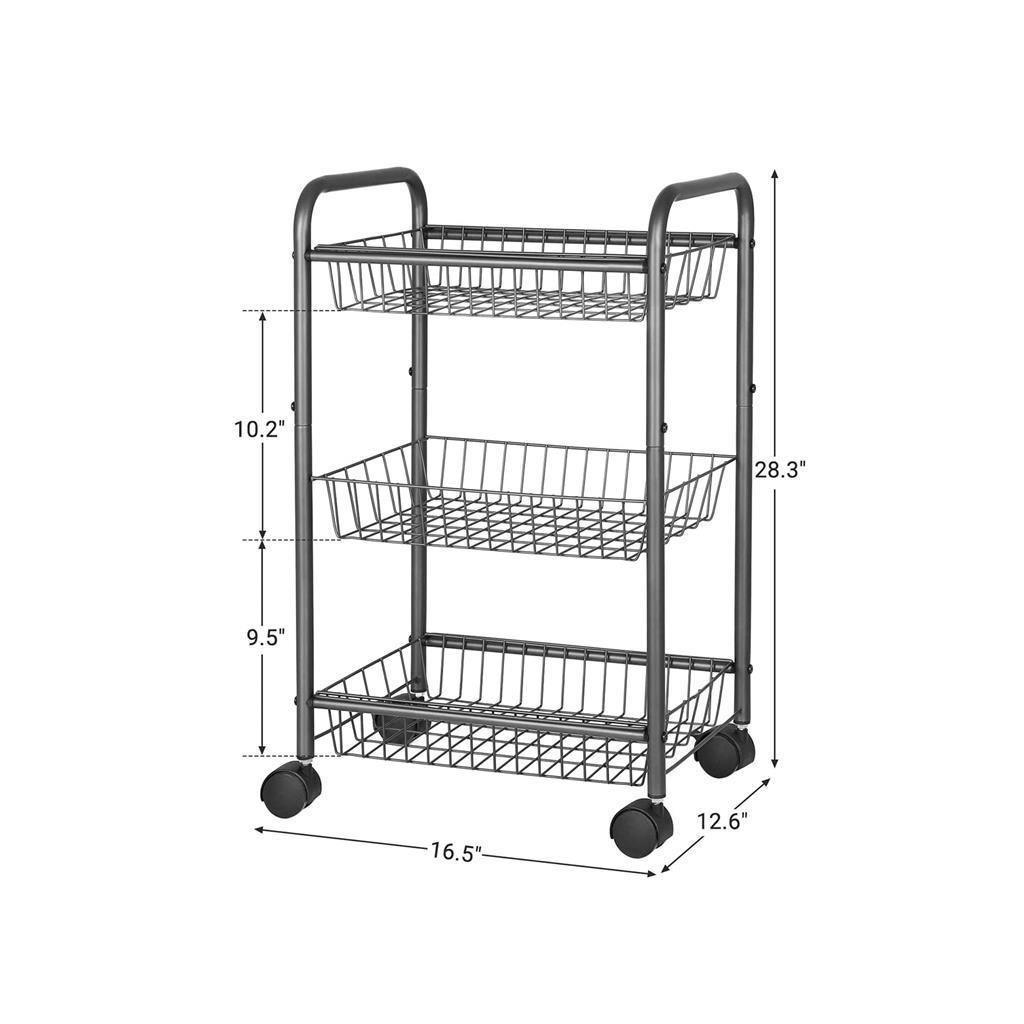 Lockable Kitchen Utility Trolley FredCo