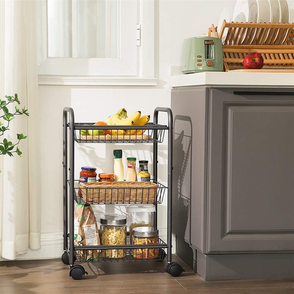 Lockable Kitchen Utility Trolley FredCo