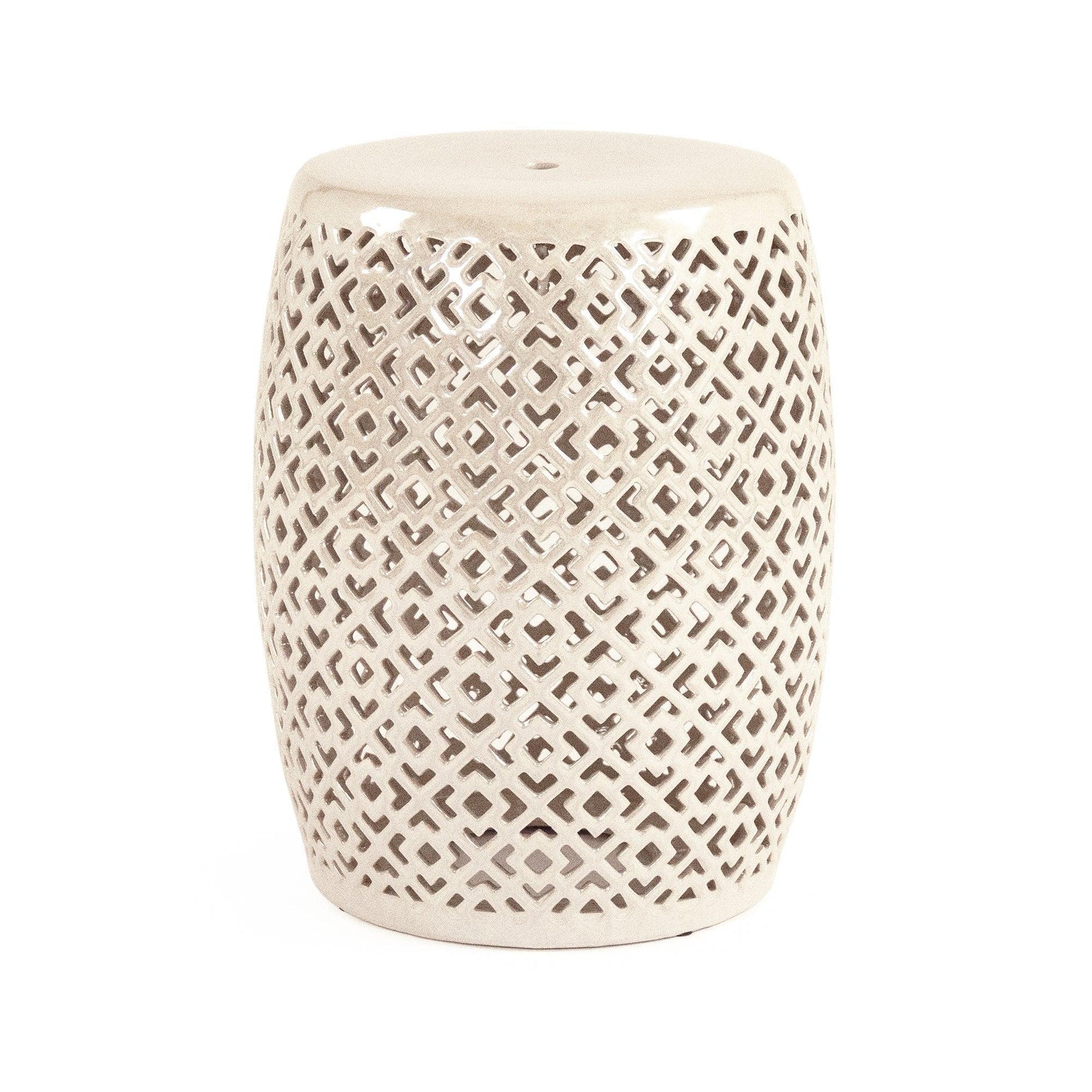 Lorin Garden Stool Grey JW161260 Grey FredCo