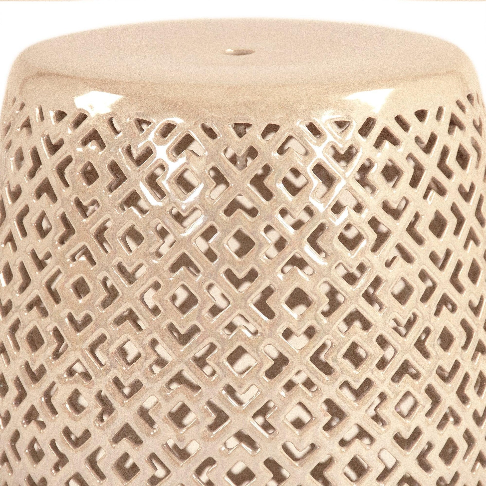 Lorin Garden Stool Grey JW161260 Grey FredCo