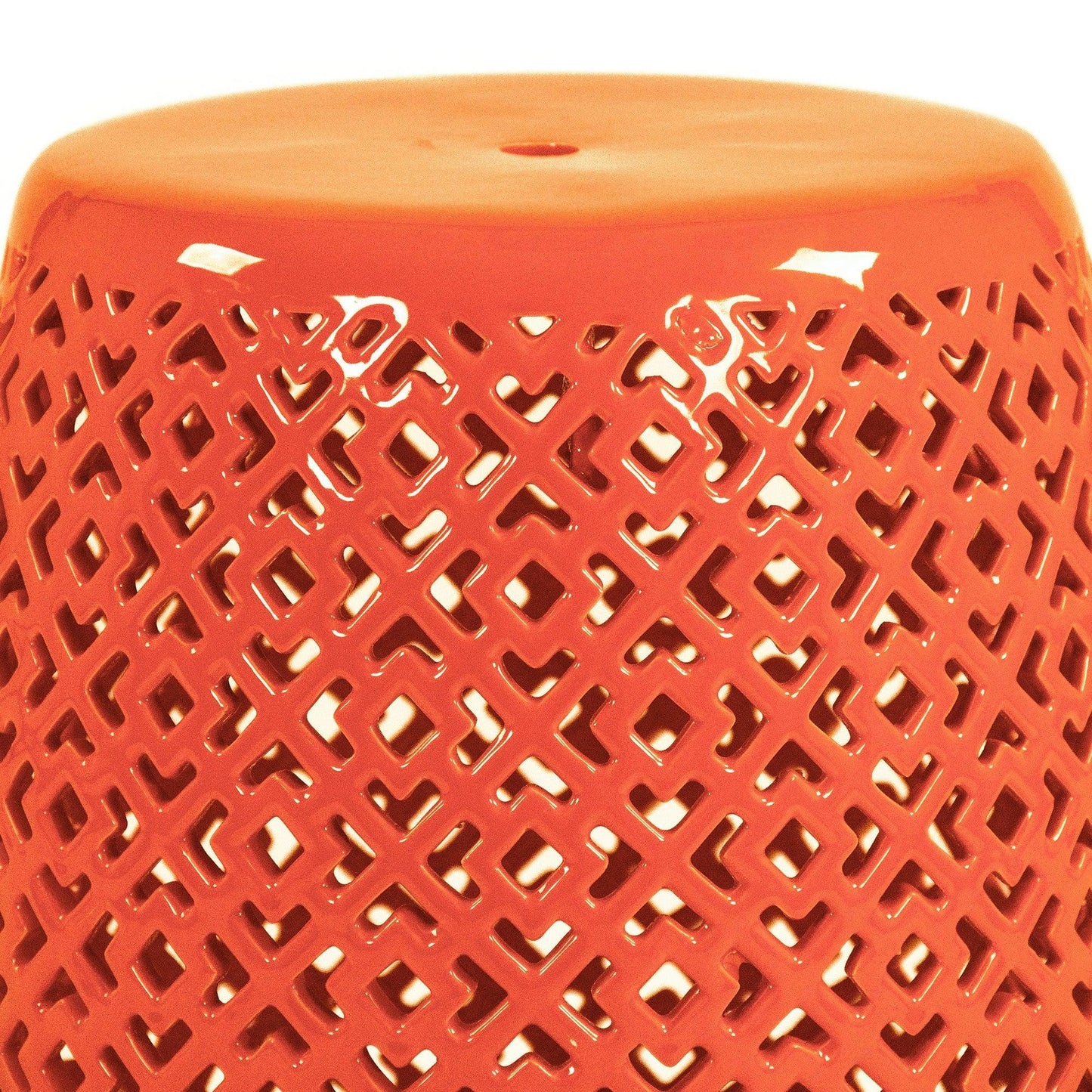 Lorin Garden Stool Orange JW161260 Orange FredCo