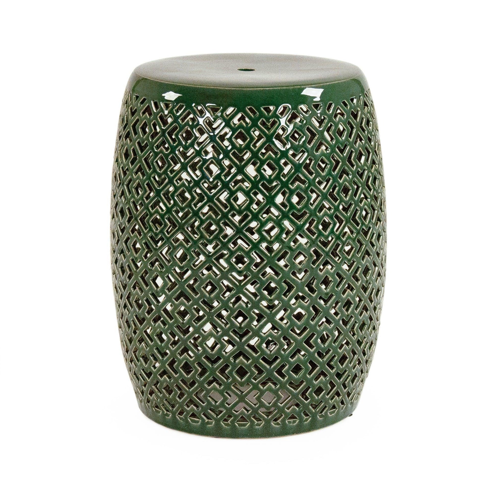 Lorin Garden Stool Teal JW161260 Teal FredCo
