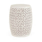 Lorin Garden Stool White JW161260 White FredCo