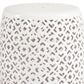 Lorin Garden Stool White JW161260 White FredCo