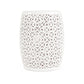 Lorin Garden Stool White JW161260 White FredCo