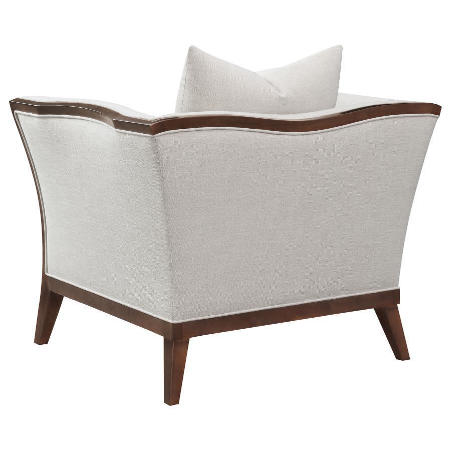 Lorraine 3-piece Upholstered Living Room Set with Flared Arms Beige 511191-S3 Coaster FredCo