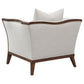 Lorraine 3-piece Upholstered Living Room Set with Flared Arms Beige 511191-S3 Coaster FredCo
