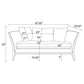 Lorraine 3-piece Upholstered Living Room Set with Flared Arms Beige 511191-S3 Coaster FredCo