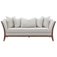 Lorraine 3-piece Upholstered Living Room Set with Flared Arms Beige 511191-S3 Coaster FredCo