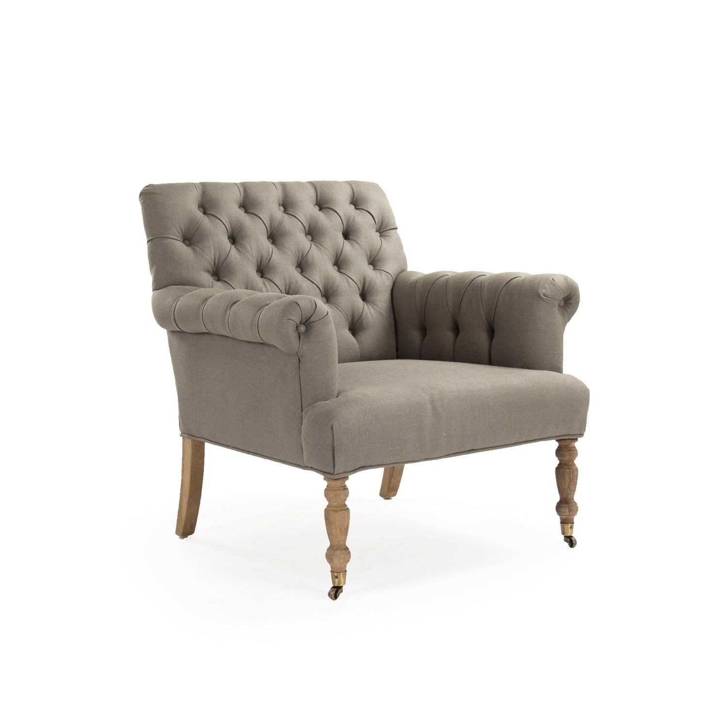 Lorraine Tufted Arm Chair ZEN026 E272 A048 FredCo
