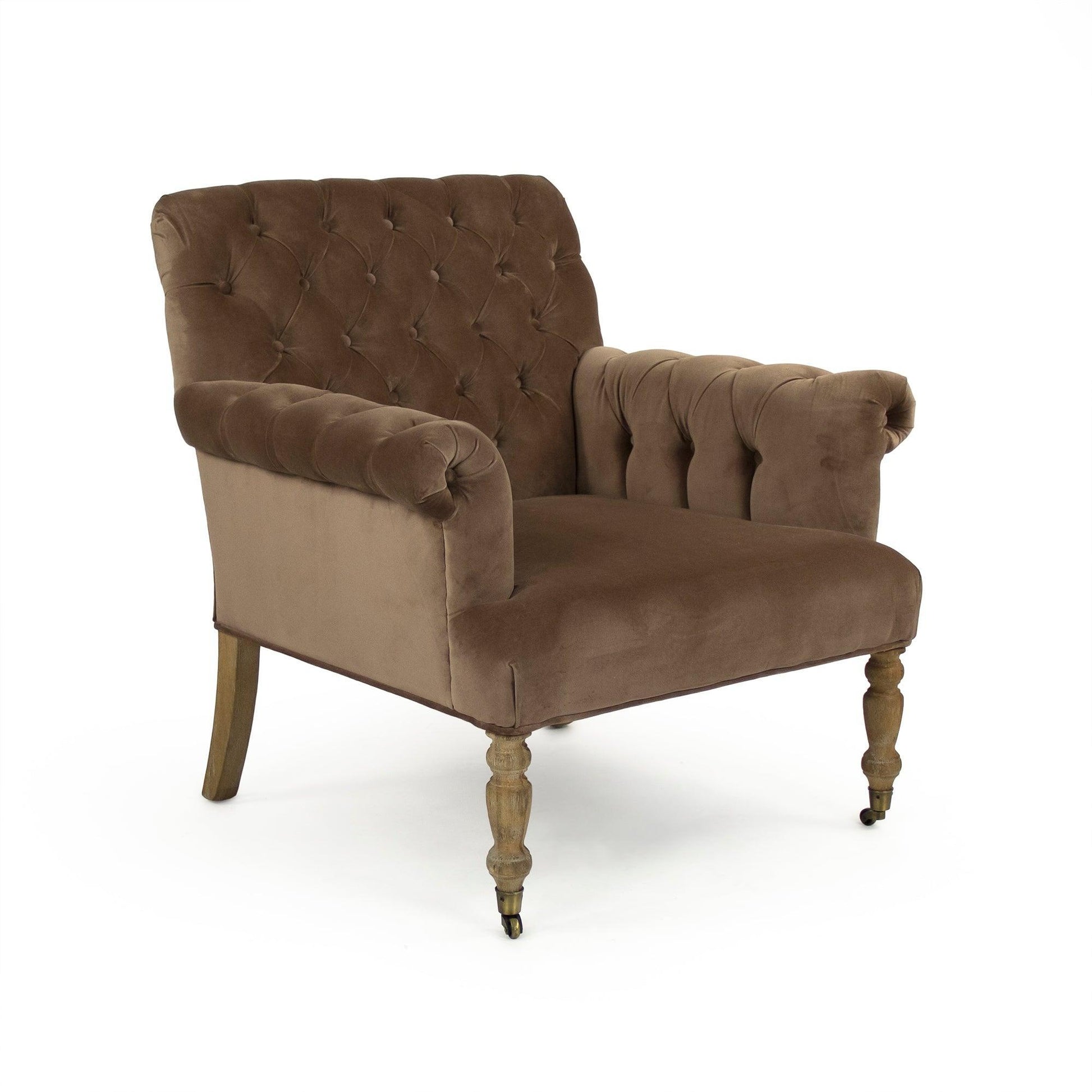 Lorraine Tufted Arm Chair ZEN026 E272 V011 FredCo