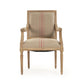 Louis Arm Chair B008 E272 A034 Red Stripe FredCo
