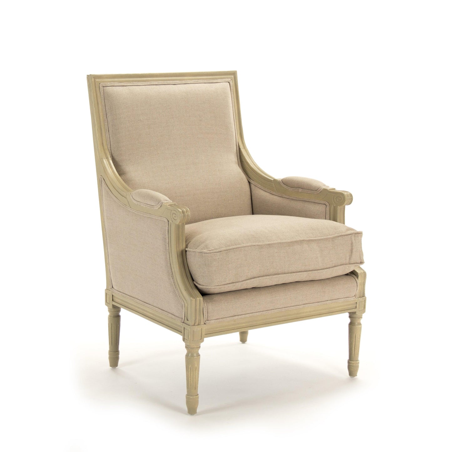 Louis Club Chair B007 257-1 A003 FredCo