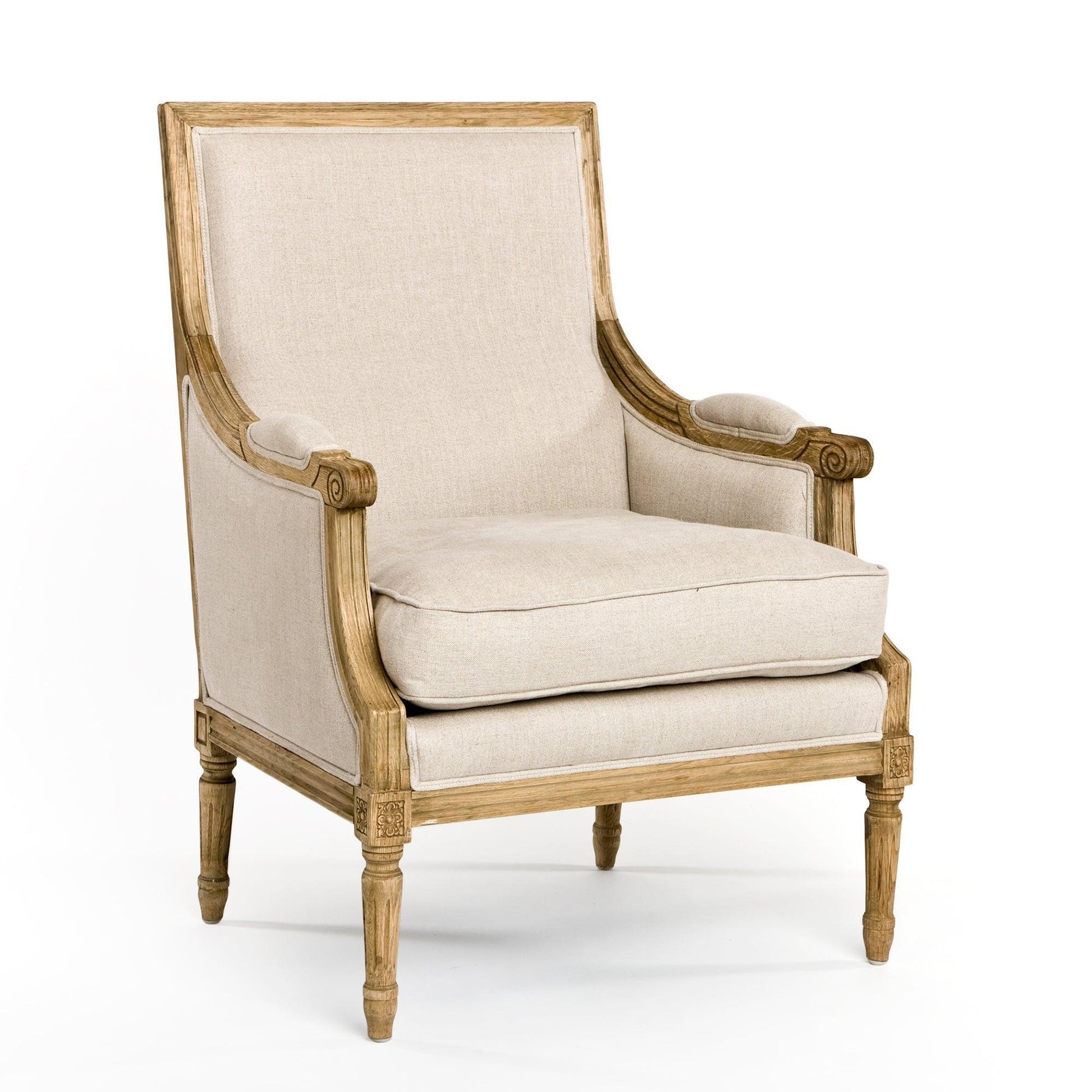 Louis Club Chair B007 E255 A003 FredCo