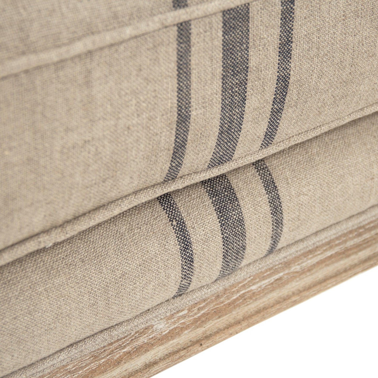 Louis Club Chair B007 E272 A033 Blue Stripe FredCo