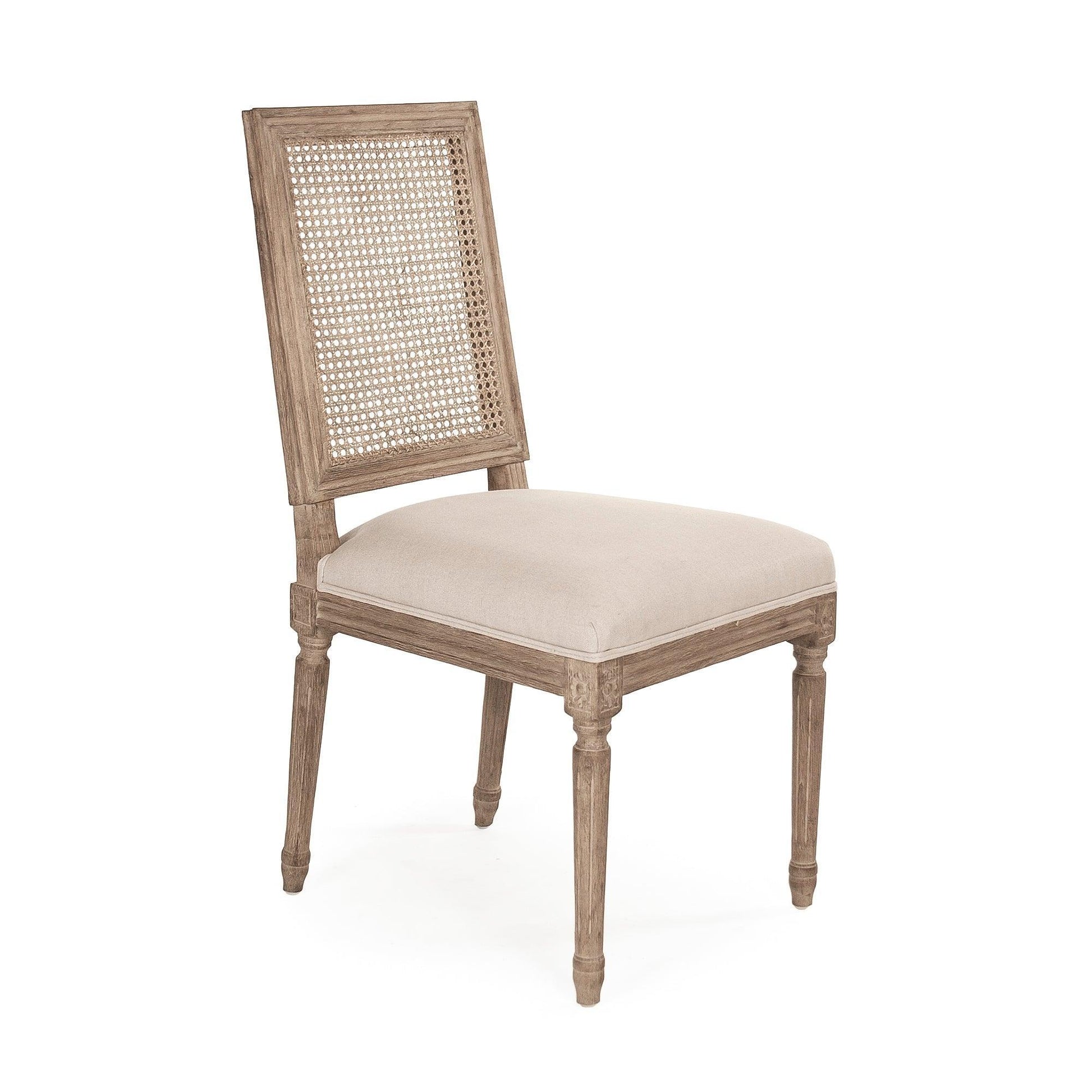 Louis Side Chair FC010-4-Cane E272 A003 skirt FredCo