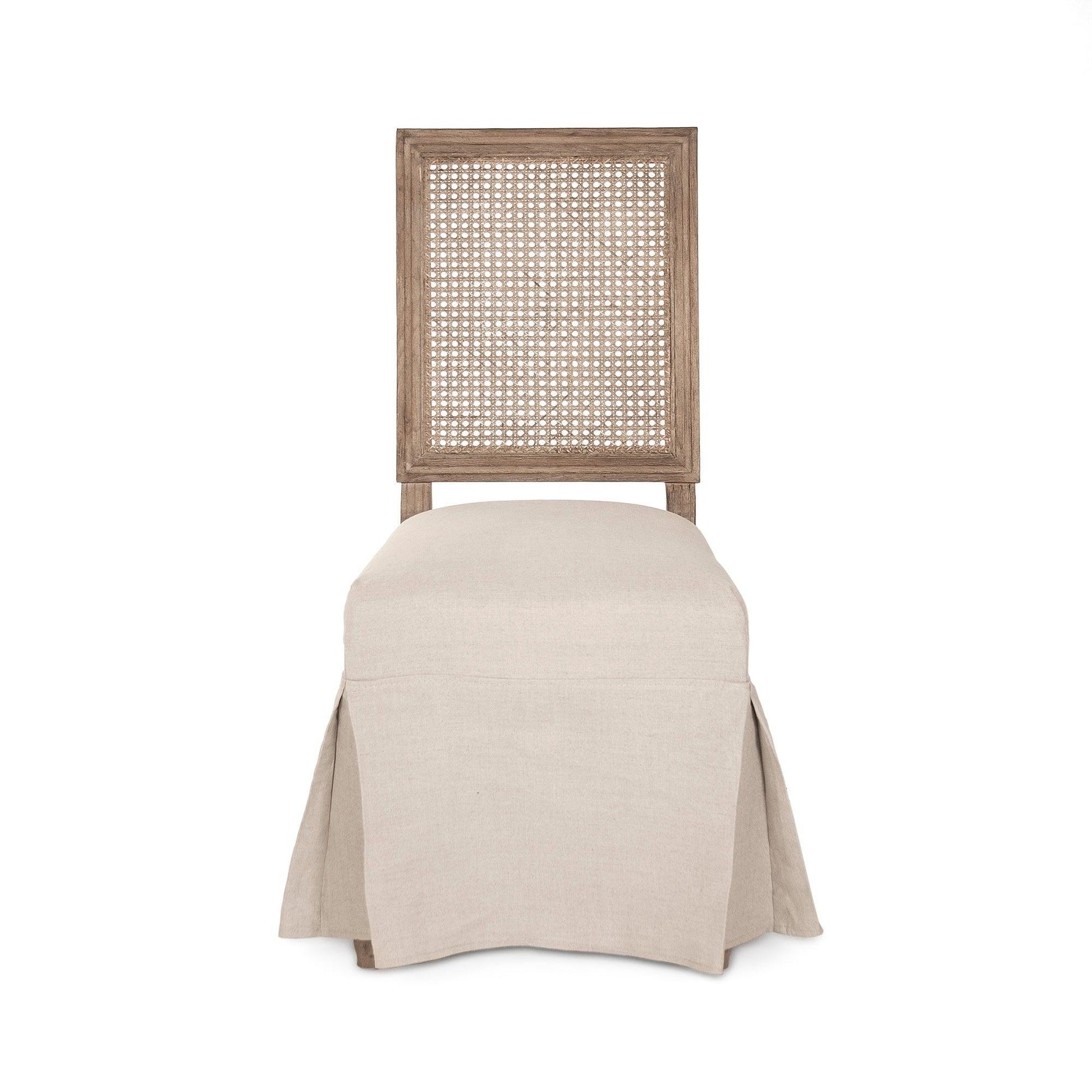 Louis Side Chair FC010-4-Cane E272 A003 skirt FredCo