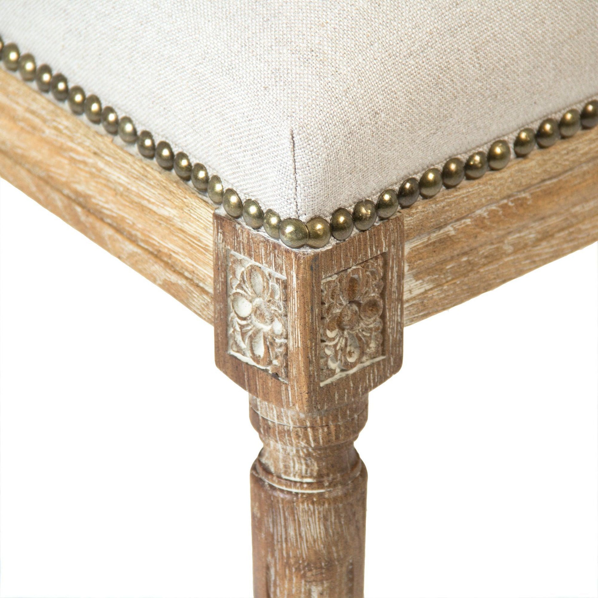 Louis Side Chair FC010-4 E272 A003 w/ Nailhead FredCo