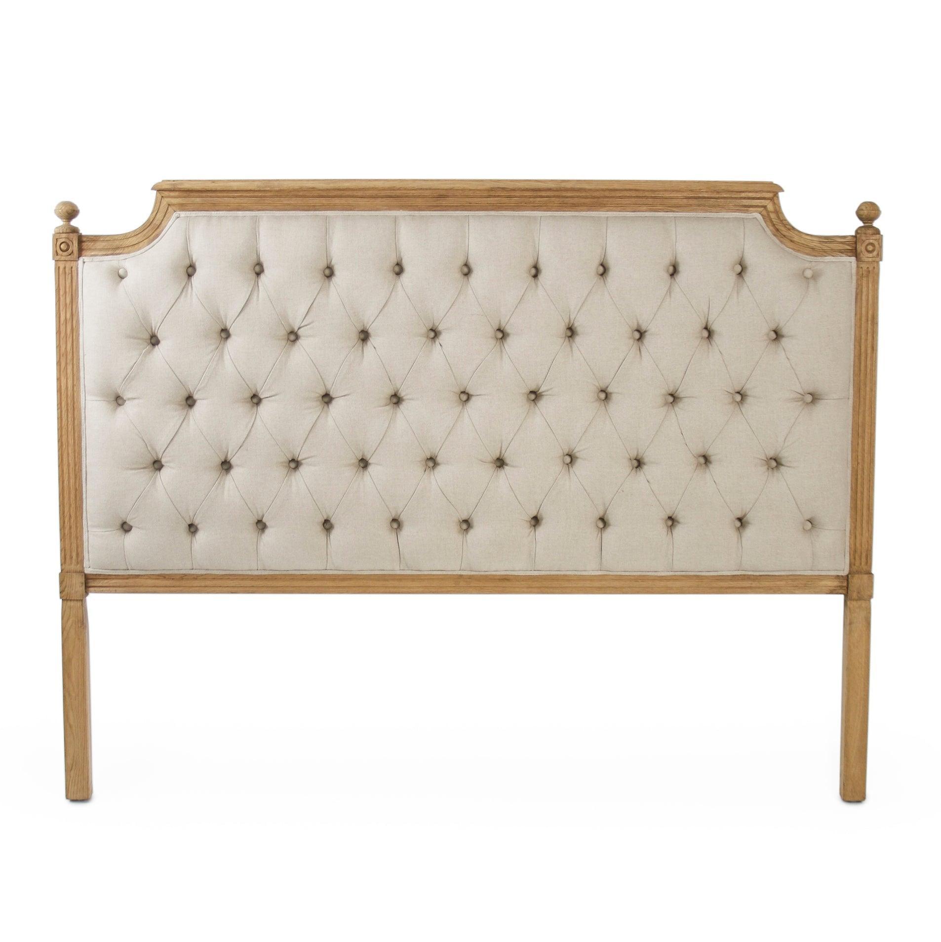 Louis Tufted Headboard Queen CL045 Queen E255 A003 FredCo
