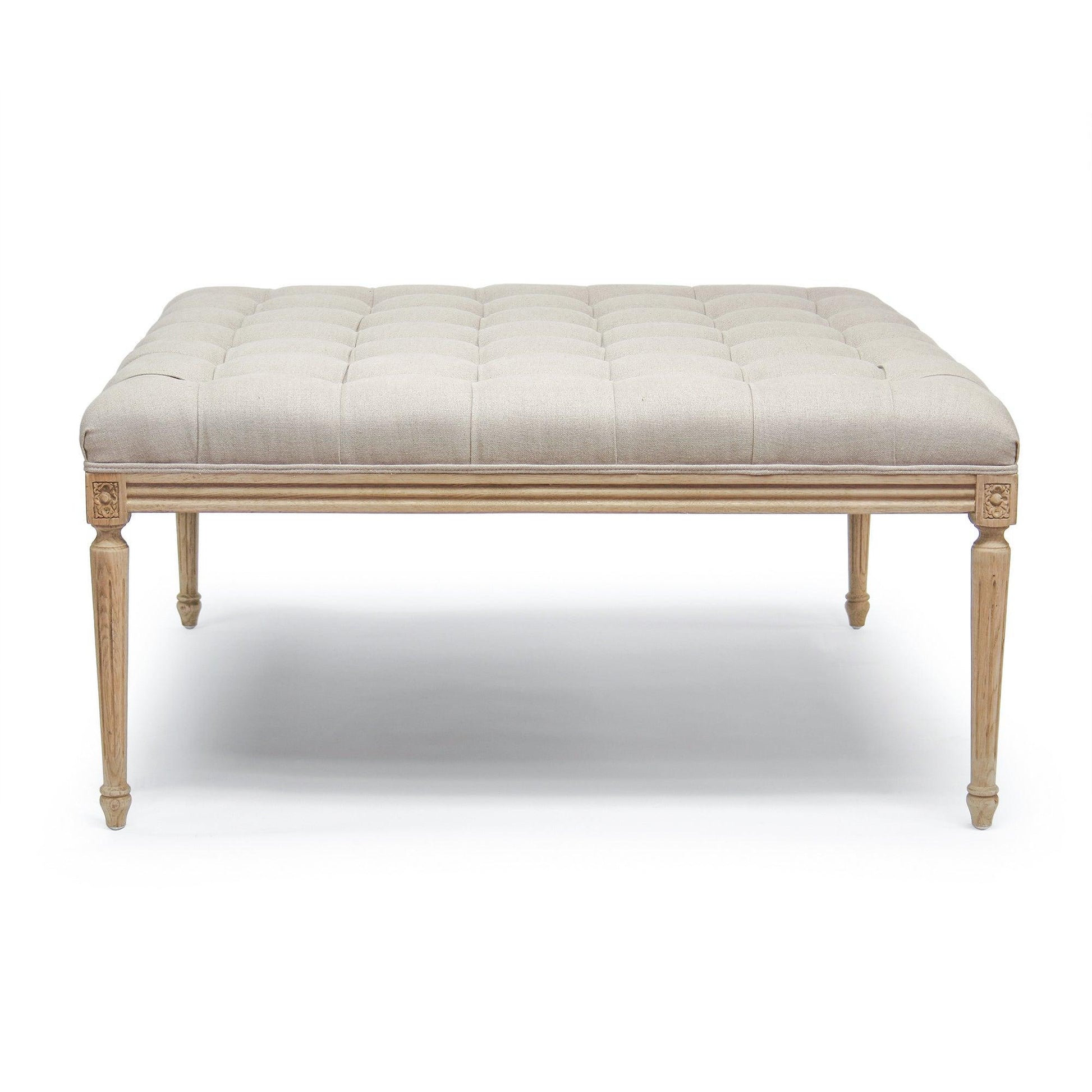 Louis Tufted Ottoman CFH034 E255 A003 FredCo