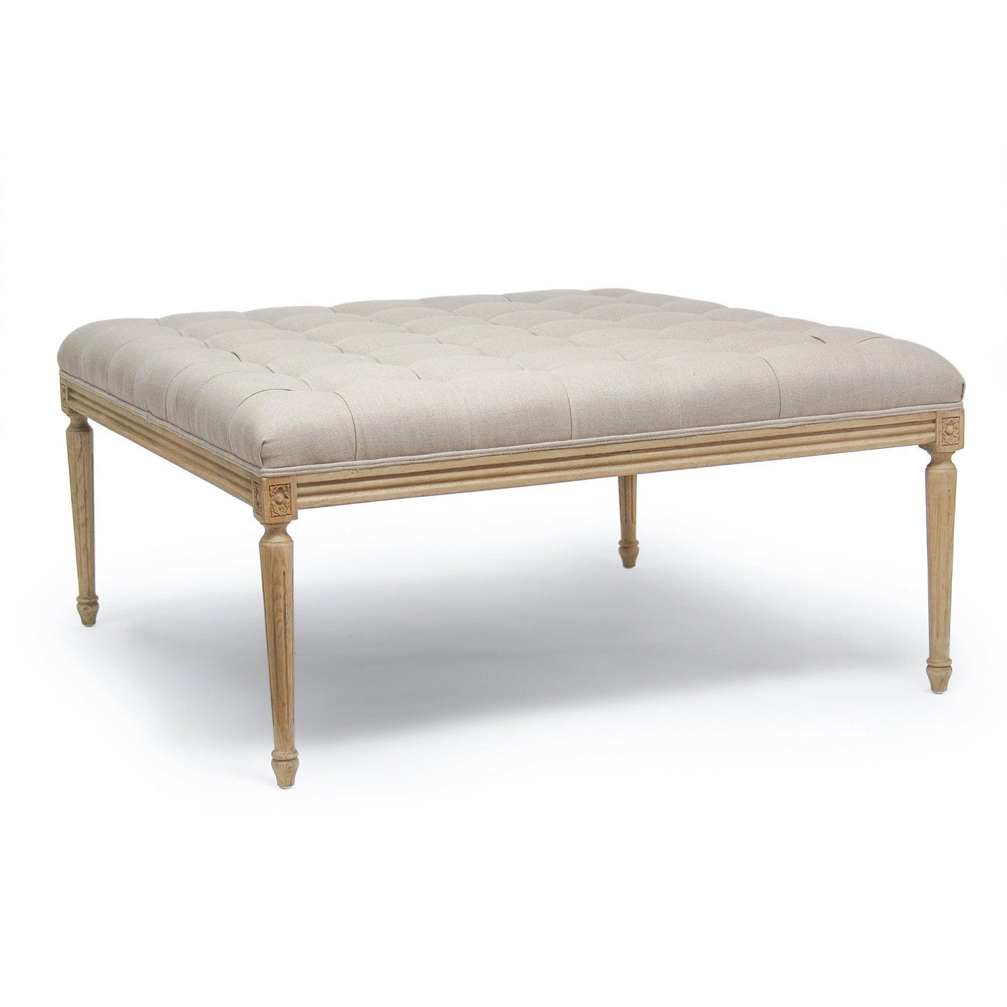 Louis Tufted Ottoman CFH034 E255 A003 FredCo
