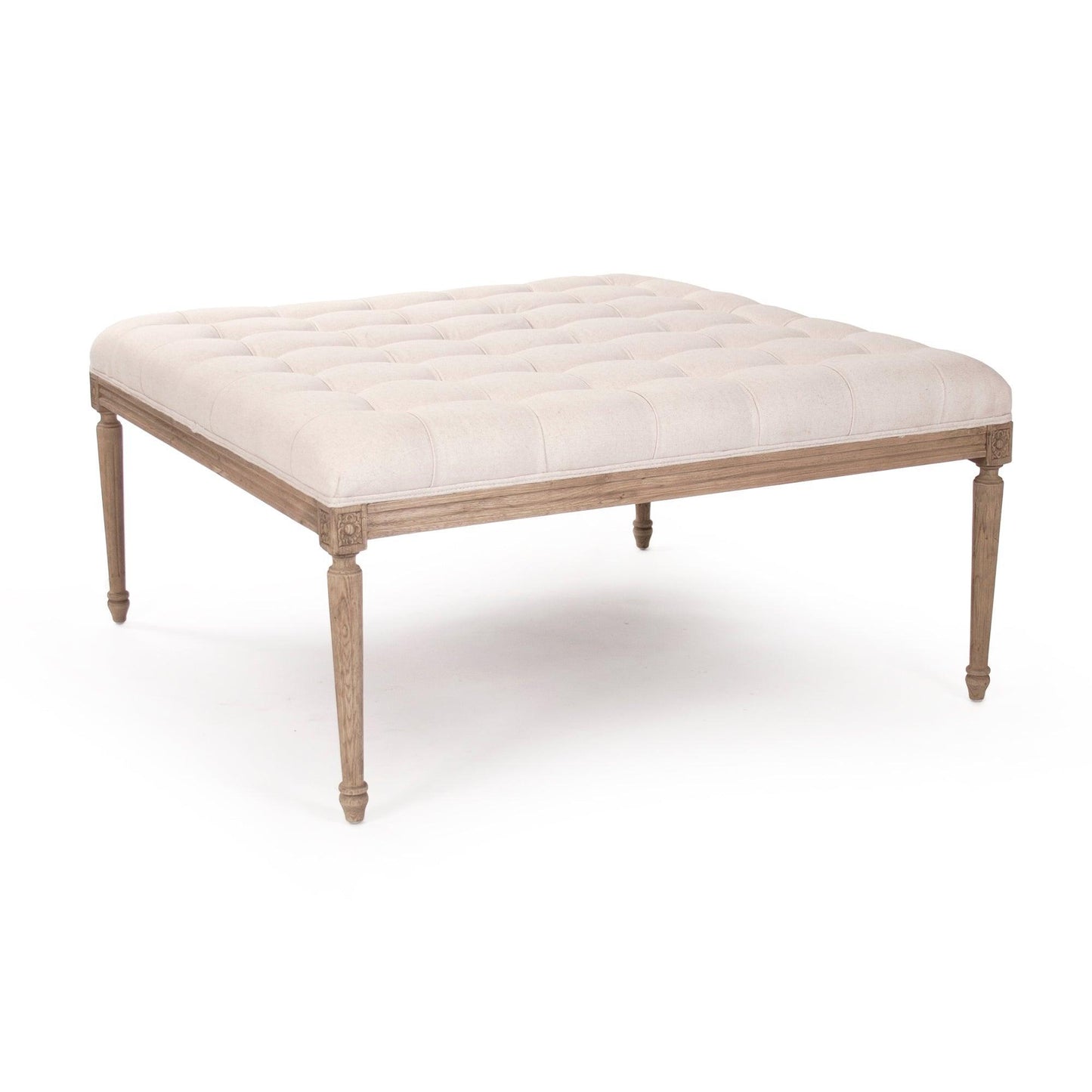 Louis Tufted Ottoman CFH034 E255 C020 FredCo