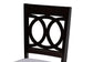 Louisa Modern Grey Fabric and Dark Brown Finished Wood 5-Piece Dining Set FredCo