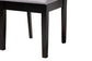 Louisa Modern Grey Fabric and Dark Brown Finished Wood 5-Piece Dining Set FredCo