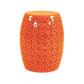Lovell Garden Stool Orange JW150015 Orange FredCo