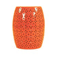 Lovell Garden Stool Orange JW150015 Orange FredCo