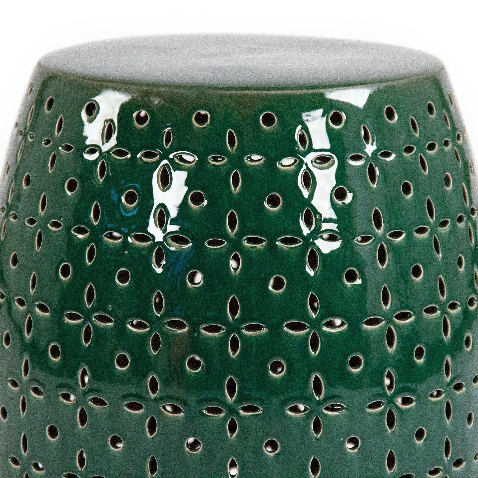 Lovell Garden Stool Teal JW150015 Teal FredCo