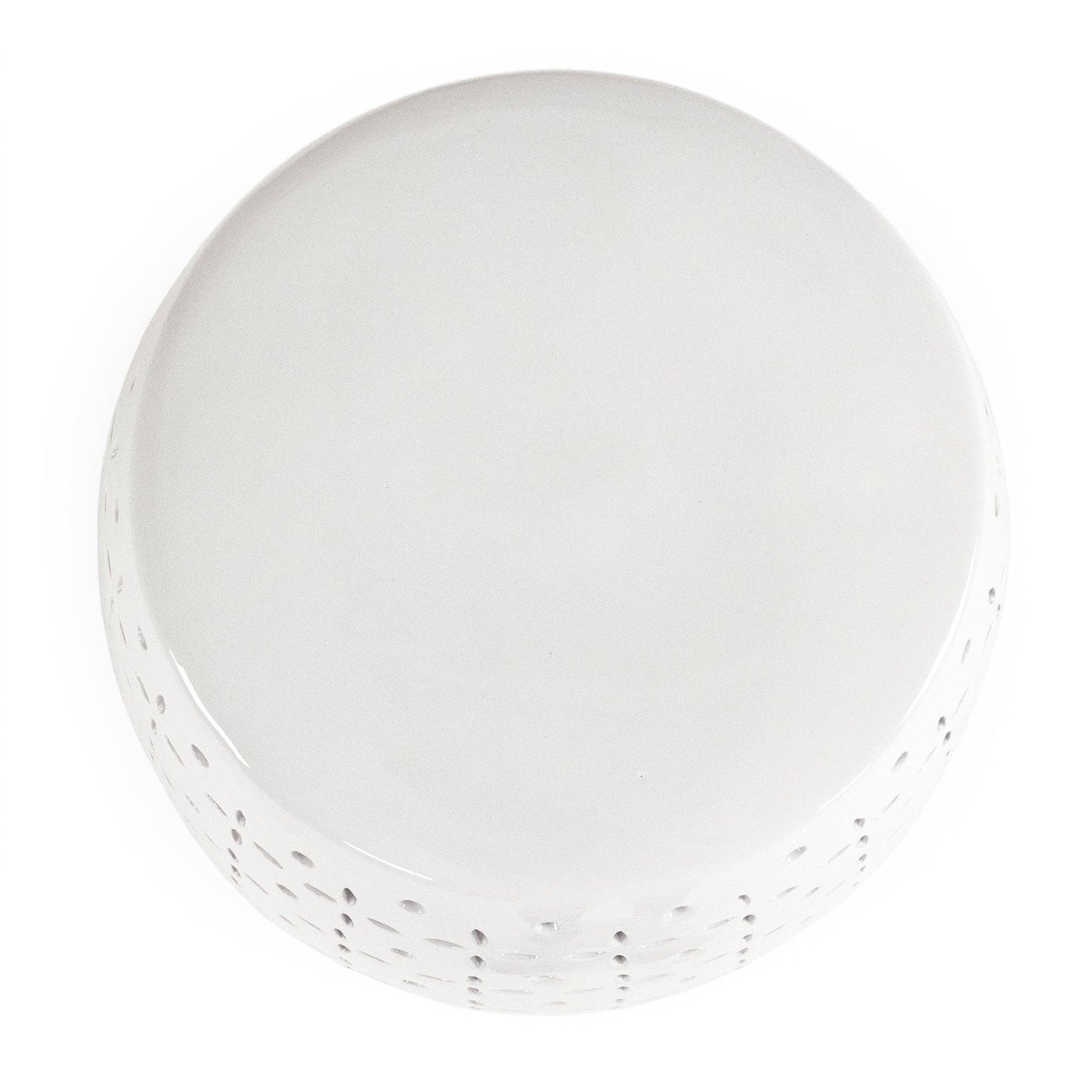 Lovell Garden Stool White JW150015 White FredCo