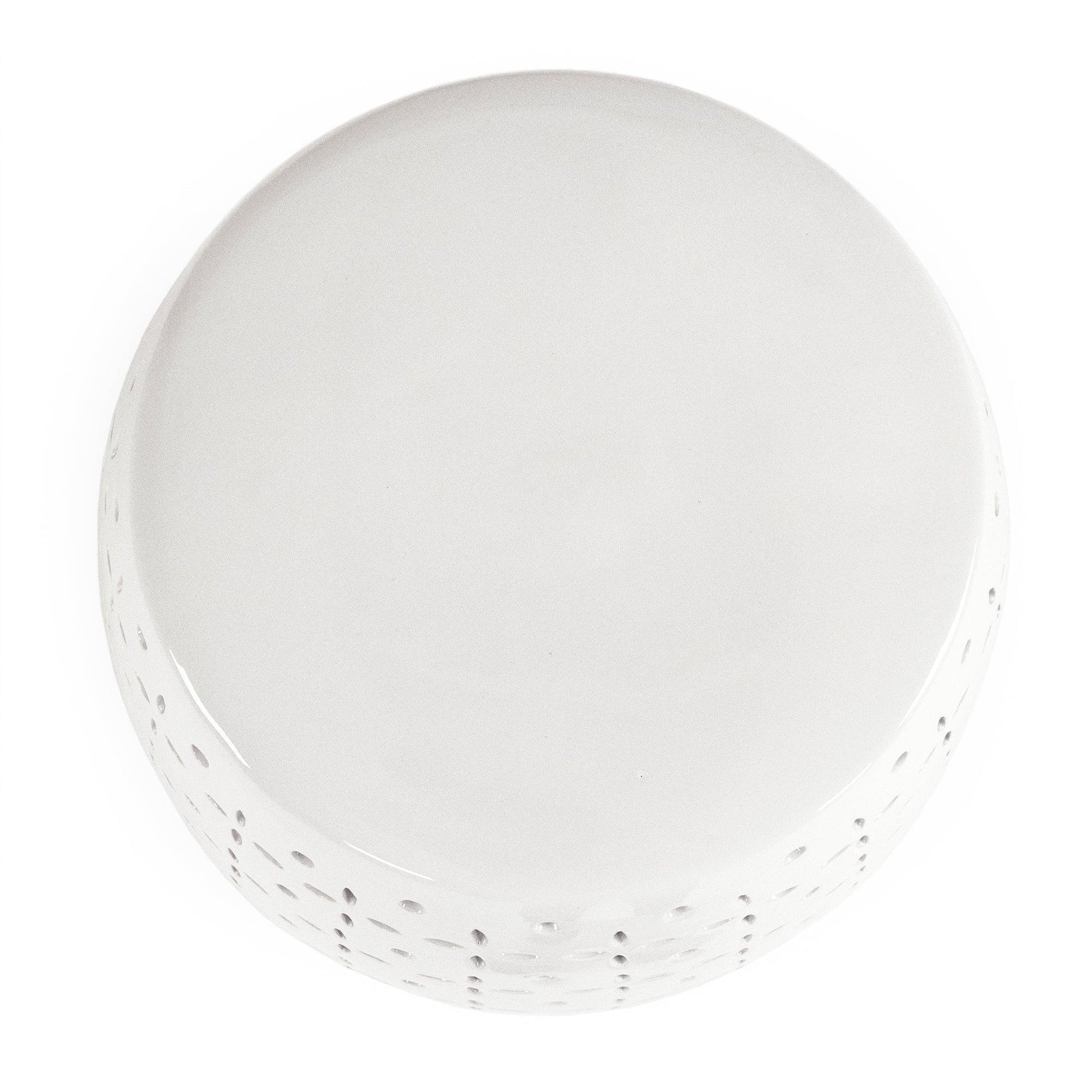 Lovell Garden Stool White JW150015 White FredCo