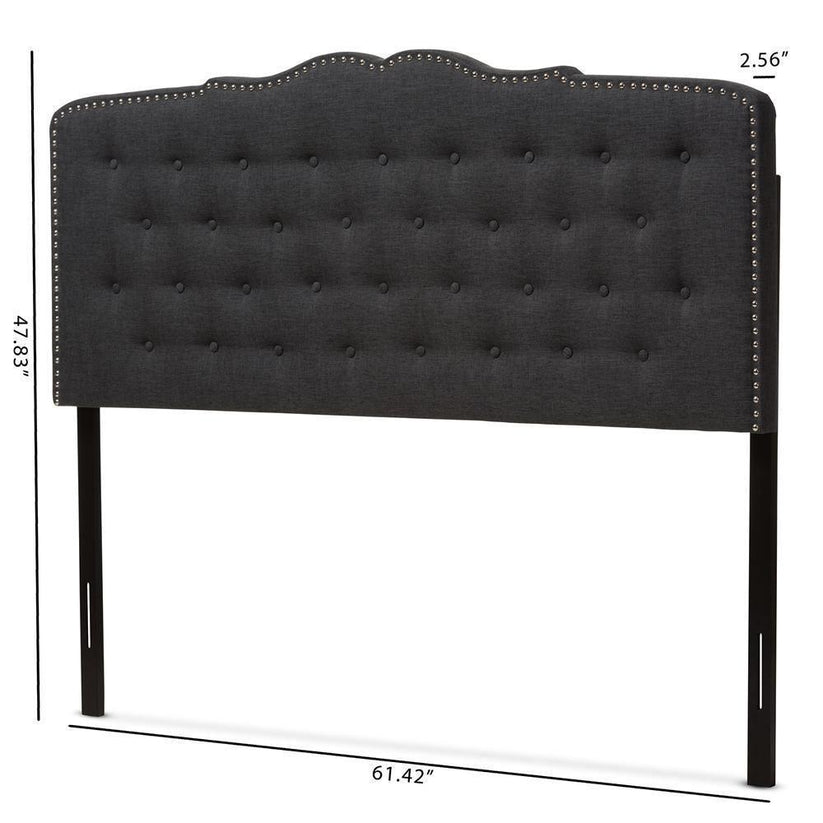 Lucy Modern and Contemporary ish Fabric Headboard main image 0