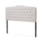 Lucy Modern and Contemporary Greyish Beige Fabric Full Size Headboard FredCo