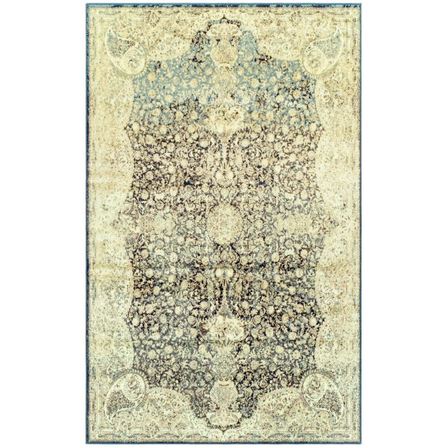 Lumen Rug, Floral, Distressed, Oriental FredCo