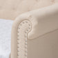Mabelle Modern and Contemporary Beige Fabric Upholstered Full Size Daybed FredCo