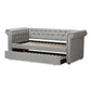 Mabelle Modern and Contemporary Grey Fabric Trundle Daybed FredCo