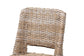 Magy Modern Bohemian Grey Rattan and Natural Brown Finished Wood 2-Piece Dining Chair Set FredCo