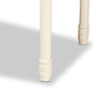 Mahler Classic and Traditional White Finished Wood 1-Drawer Console Table FredCo