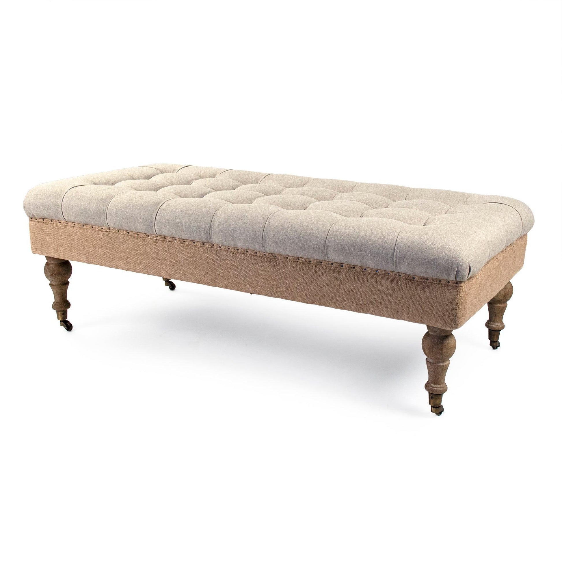 Maison Tufted Ottoman CF056-Z E272 A003/Jute REC FredCo