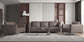 Malaga Chair Taupe Leather FredCo