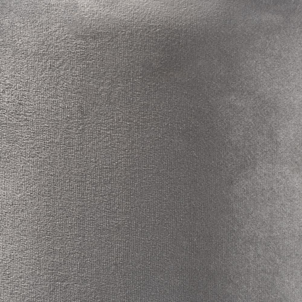 Malina Contemporary Glam and Luxe Grey Velvet Fabric Upholstered and Gold Finished Metal Storage Ottoman FredCo