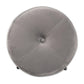 Malina Contemporary Glam and Luxe Grey Velvet Fabric Upholstered and Gold Finished Metal Storage Ottoman FredCo
