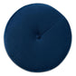 Malina Contemporary Glam and Luxe Navy Blue Velvet Fabric Upholstered and Gold Finished Metal Storage Ottoman FredCo
