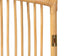 Malvina Modern Bohemian Natural Brown Rattan Queen Size Wall-mount Headboard FredCo