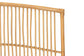 Malvina Modern Bohemian Natural Brown Rattan Queen Size Wall-mount Headboard FredCo