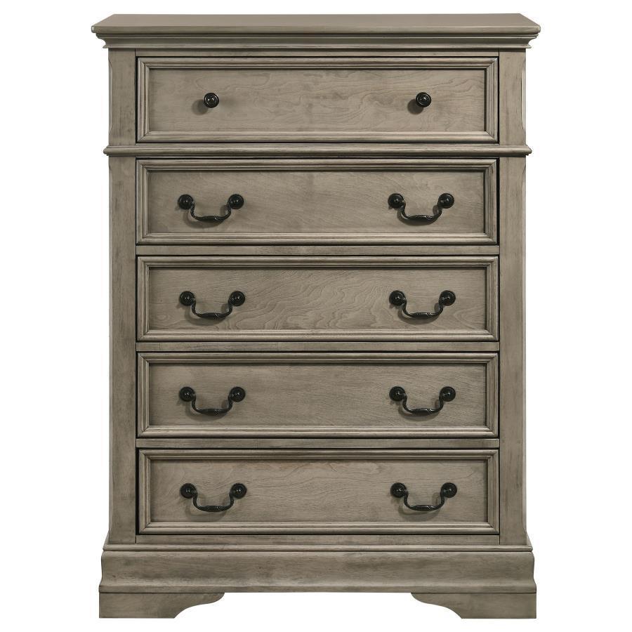 Manchester 5-drawer Chest Wheat 222895 Coaster FredCo