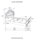 Manchester Bedroom Set with Upholstered Arched Headboard Wheat Coaster California King, 5 Piece FredCo